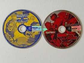 Dreamcast Marvel vs Capcom 1 2 Set Lot w/Spine DC SEGA Fighting Game Japan JP