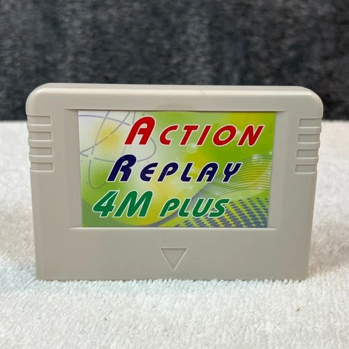 Action Replay 4M Plus Cartridge Sega Saturn Backup RAM Memory Cheat Expansion
