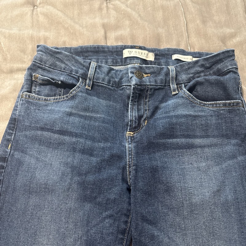 Guess Women’s tailored mini boot Jeans Denim Size 28 #WBFA21R25U0