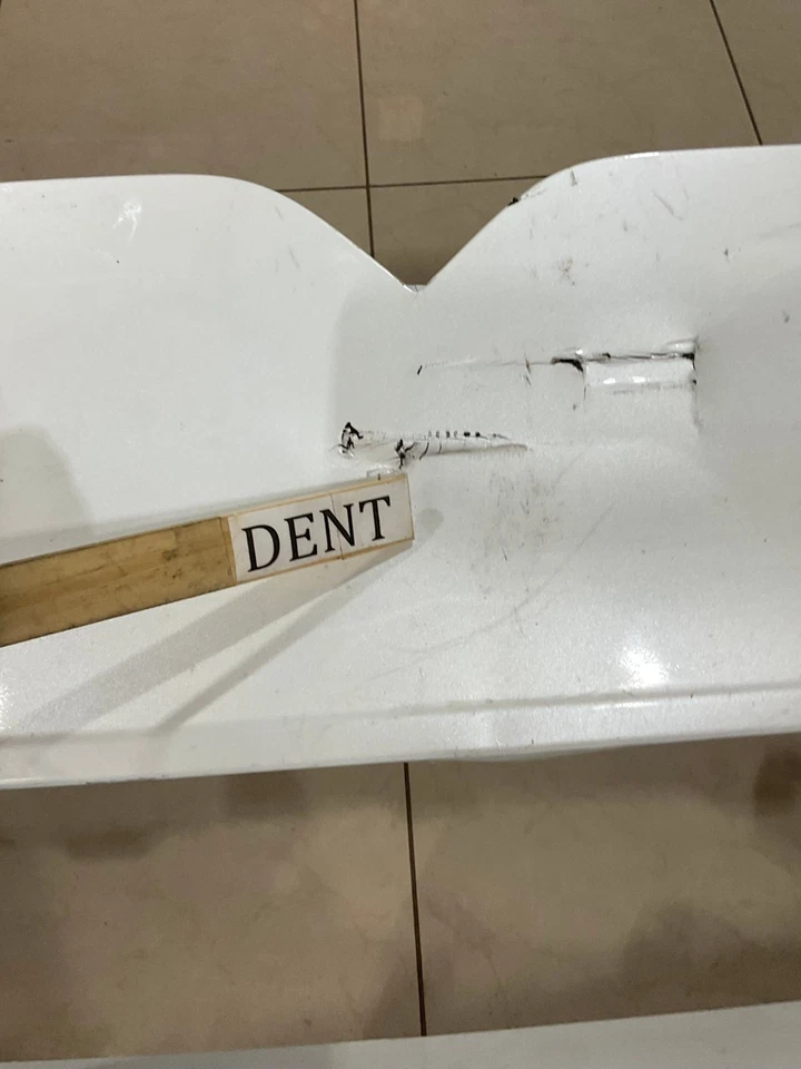 Cubierta de parachoques delantero blanca Tesla Model X 2016-2021 CAPA Foto 4 de 4