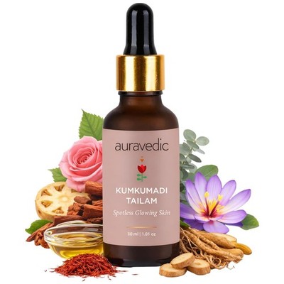 Auravedic Kumkumadi Tailam For Face For Glowing Skin 30 ml