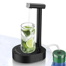 Desktop Water Bottle Dispenser, Water Pump for 5 Gallon Bottle, Bedside Water...