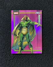2026 Topps Chrome Marvel Comics Vision Pink Refractor 131/250 #190 EB14
