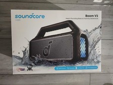 Anker Soundcore Boom V2 Waterproof Wireless Bluetooth Speaker Black A3138
