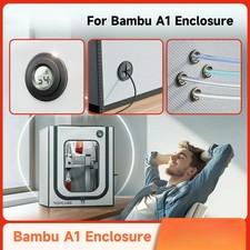 3D-Druckergehäuse Für Bambu A1 3D-Drucker,Feuerfeste Hausabdeckung Mit LED-Licht