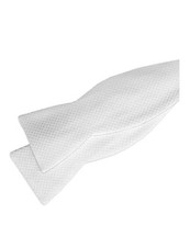 Men&rsquo;s White Pique Self-Tie Bow Tie &ndash; Classic Formal Bowtie &ndash; Ideal for