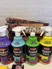 Demon 7pc Car Care Gift Pack Set Includes Shine, Wheels, Foam, Tyres & More