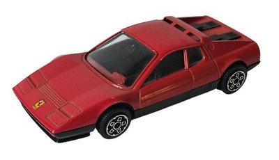 Vintage Burago Ferrari 512 BB 1:24 Diecast; Italian Racing Red   Made In Italy 