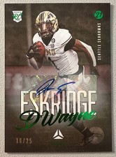 Dwayne Eskridge 2021 Panini Luminance NFL Rookie RC Auto #185 Seahawks /25