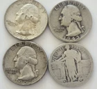 24.43 grams 90% US SILVER Vintage $1.00 Face Value Lot  Quarters