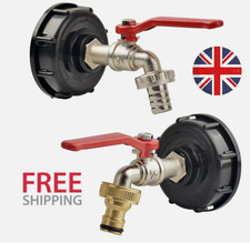 IBC Tank Adapter Connector To Garden Tap With Hose Fitting Fuel Water