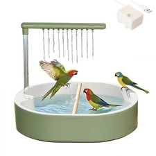 Parakeet Bird Bath for Cage Indoor, Parrot Bird Shower Budgie Bath, Automatic...