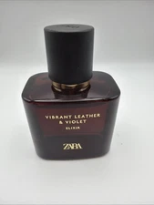 ZARA Vibrant Leather & Violet Elixir 60ml Eau De Parfum Men 2.03 oz New W/O Box