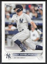 2022 Topps Trey Amburgey Rookie New York Yankees #263