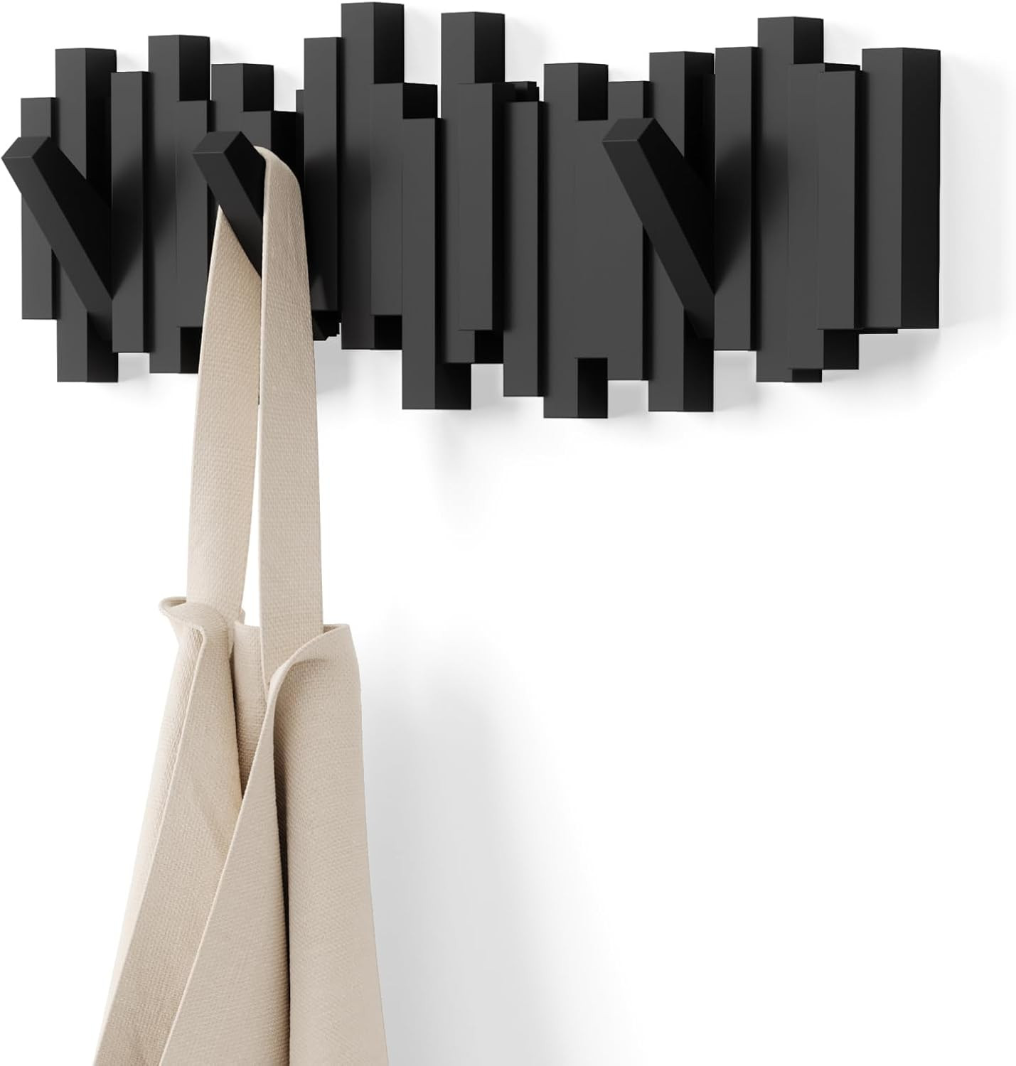 Umbra Sticks Nero: l'Appendiabiti da Parete che Tutti Vogliono
