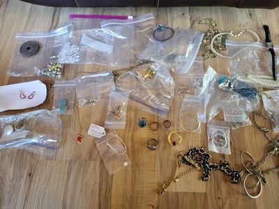 Lot Of Vintage Costume Jewelry - Necklaces, Earrings, Ring & More