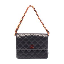 Chanel Matelasse Lambskin Handbag Black