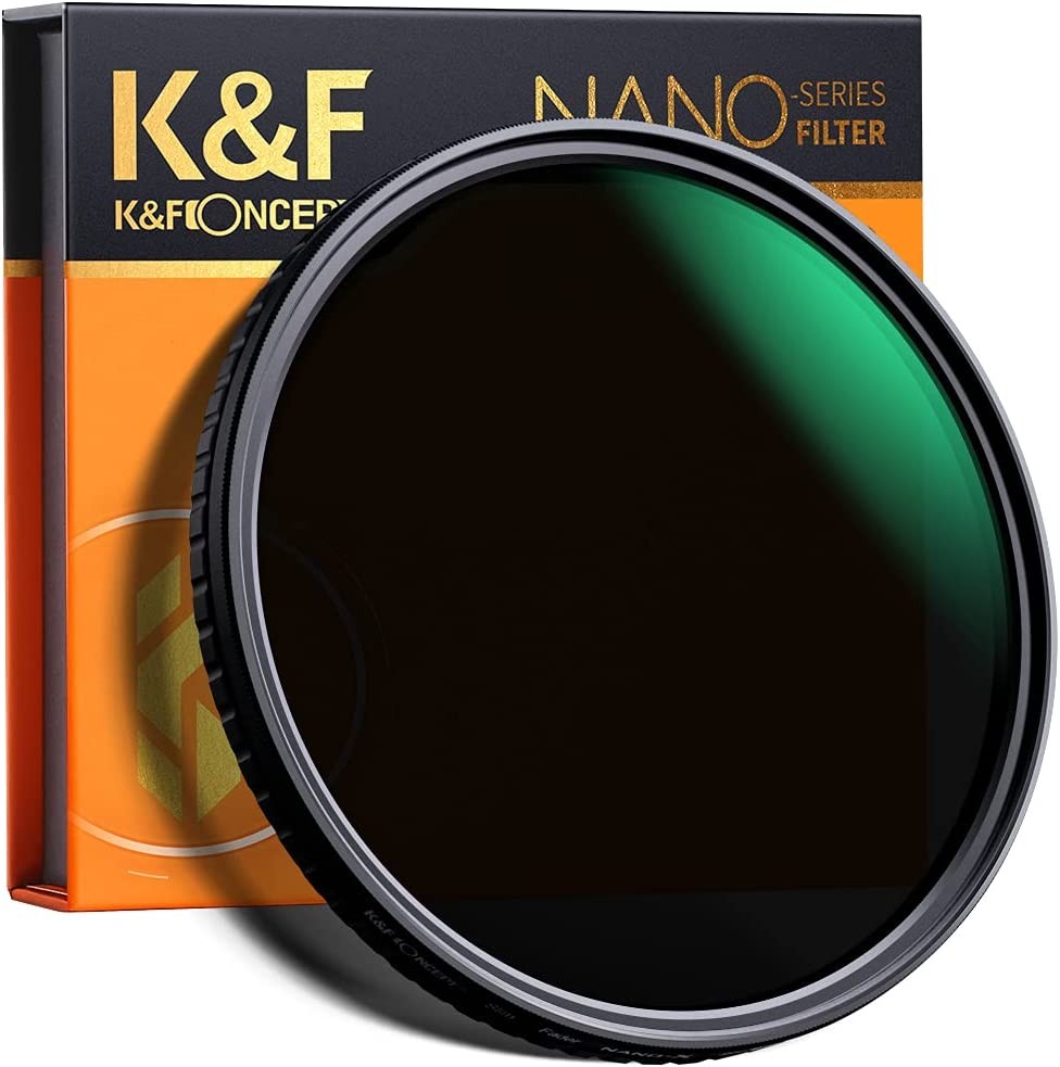 K&F Concept 58mm Lens Filter Variable Neutral Density ND3-ND1000