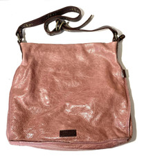 Ellington Leather Hobo Bag Rosey Brown Zipper Shoulder Bag Everyday Casual Purse