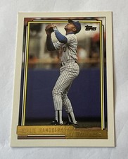 1992 TOPPS WILLIE RANDOLPH #116 NY Yankees Monument Park GOLD WINNER Insert