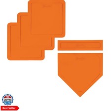 MLB Throw Down Baseball Bases with Home Plate + Pitcher's Rubber - Backyard R...