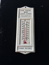 Vintage Mobil Thermometer Erb Bros. Used Cars Elizabethtown Pa Vintage Mobil Thermometer Erb Bros. Used Cars Elizabethtown Pa