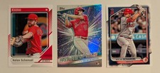 Nolan Schanuel Angels RC Lot 2024 Topps Update Stars of MLB Donruss Bowman 