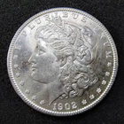 1902-O Morgan Silver $1 Dollar - New Orleans - 90% Silver - Unc. Condition