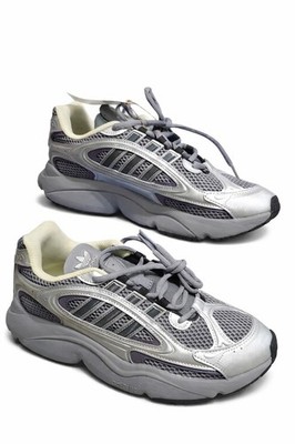 adidas Ozmillen Gray Silver Mesh Lace Up Men s Sneaker IF6581