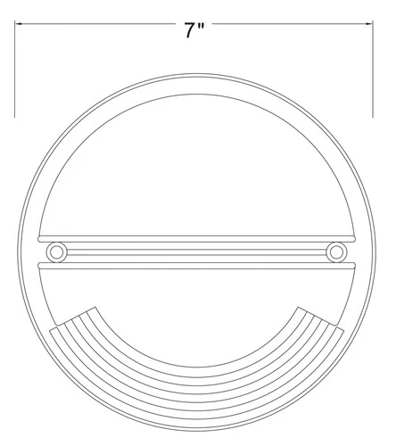 Hinkley Lighting 15712 Flare Uni-Directional LED In-Ground Well - Stainless - Picture 6 of 8