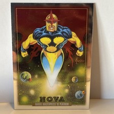 2024 Upper Deck SkyBox Marvel Masterpieces '92 Platinum - Nova Card #68