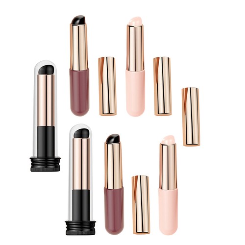  6 szt. Szczotka do manicure Szczotki silikonowe Mikro aplikator do paznokci - Zdjęcie 3 z 18