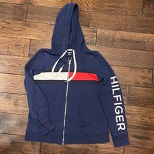 Tommy Hilfiger Sport women's zip up jacket with hood Size Large Excellent condit