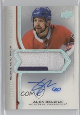 2020 Upper Deck Premier Acetate Rookie /249 Alex Belzile #AR-AB Patch Auto 1x1