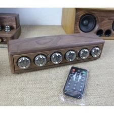 QS30 for Glow Tube Clock 6-Bit DC5V 1A Retro Nixie Clock Black Walnut Shell