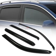 FOR 02-06 TRAILBLAZER/ENVOY XL SMOKE WINDOW VISOR SHADE/VENT WIND/RAIN DEFLECTOR