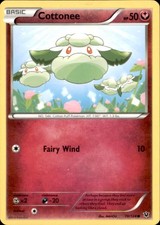 Pokemon Cottonee 70/124 Fates Collide Non-Holo 2 Card Lot