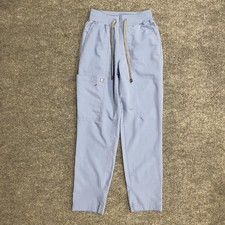 Fabletics Scrub Pants Womens XXS/Small Blue Jogger Cargo Drawstring Medical