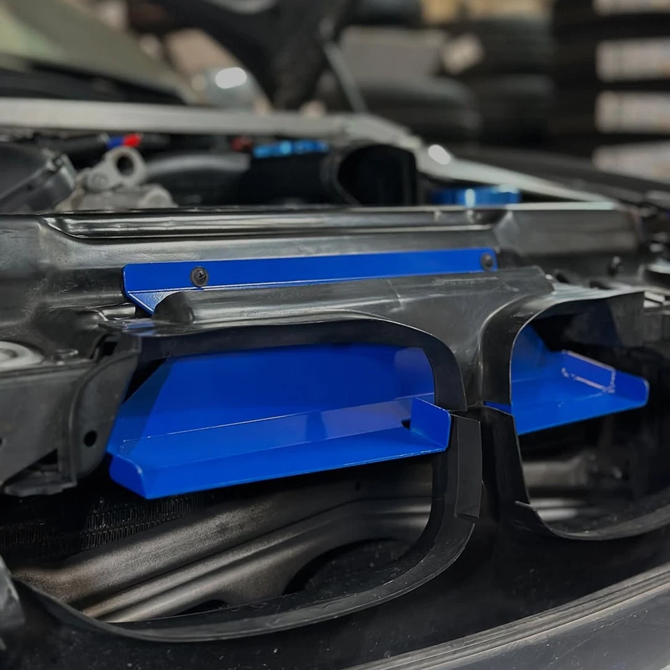 BEVINSEE для BMW 323i 328i 330i 325i E46 динамический воздухозаборник воздухозаборник синий - Изображение 2 из 4