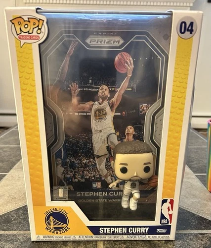 Stephon Curry Funko Pop NBA Trading Card Figure Pop Trading No. 4