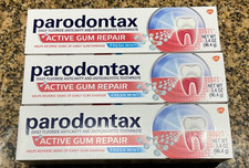 3 pack PARODONTAX ACTIVE GUM REPAIR TOOTHPASTE FRESH MINT 3.4oz 06/2026 