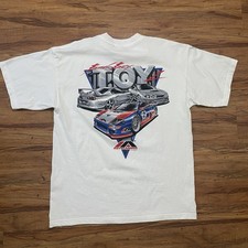 Vtg Y2K Autocannon Toyota Supra T-Shirt Mens XL White JDM Tuner Car Bad Boy Toy