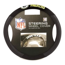 NFL Green Bay Packers Poly-Suede Steering Wheel Cover