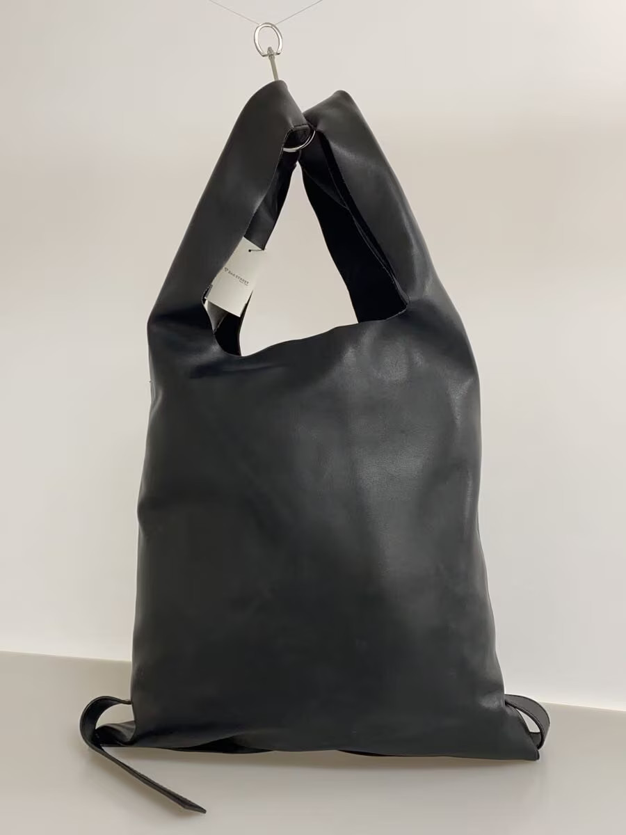 AMERI UND REFINE HANDBAG LEATHER BLACK SHOULDER S… - image 3