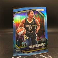 Tyasha Harris 2025 Panini Prizm WNBA Carolina Blue Prizms 130 #/125 Dallas Wings