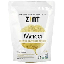 Zint Maca Organic Gelatinized Powder 16 oz 454 g Dairy-Free, Gluten-Free,