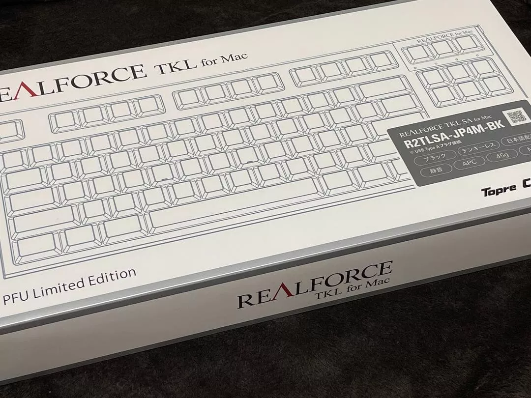 Topre REALFORCE TKL SA for Mac R2TLSA-JP4M-BK japan layout used | eBay