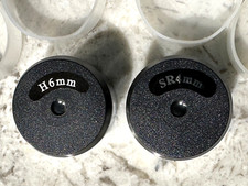 H 6mm SR 4mm Telescope Eyepiece Lenses Lot of 2 Unbranded Untested