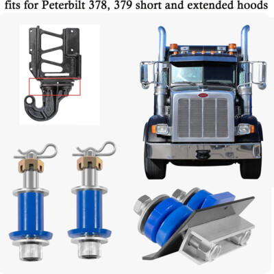 Lenkdou Hood Hinge Pivot Bushing & Bolt Kit – 10-Piece Set For Peterbilt 378 & 379 (New)