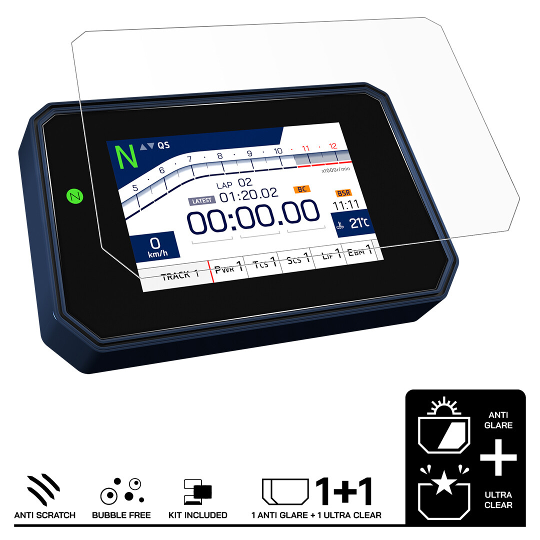 Brotect Anti-Reflet Protection D'Écran Verre Mat Pour Yamaha MT-07 2021